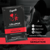 huile de massage kissable de poche avec sucette effet chaleur 10 ml
