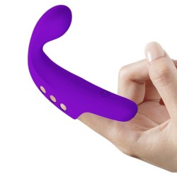 vibrateur  doigt rechargeable gorgon violet