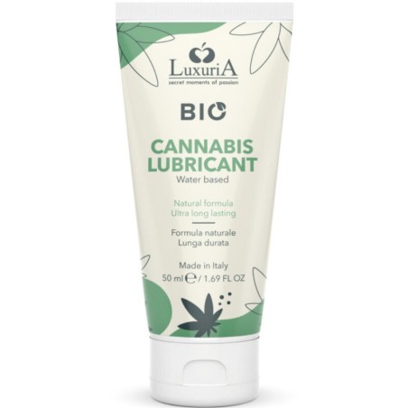 luxuria lubrifiant base d'eau bio cannabis 50 ml