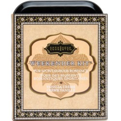 weekender kit en étain vanille crème vanille