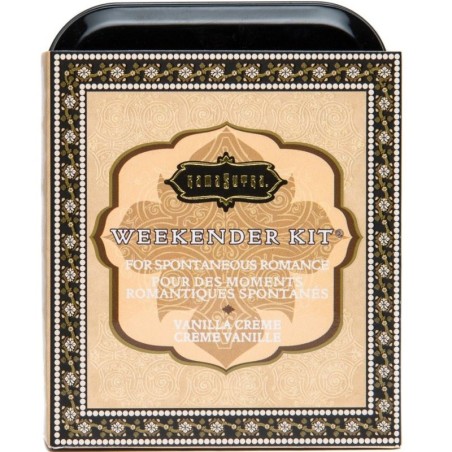 weekender kit en étain vanille crème vanille