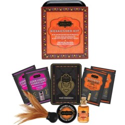 weekender kit en étain poignée tropicale