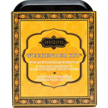 weekender kit en boîte coco et ananas