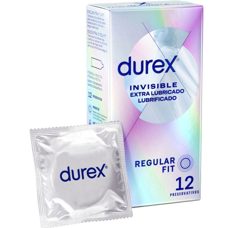 invisible extra lubrifié 12 unités invisible extra lubrifié 12 unités