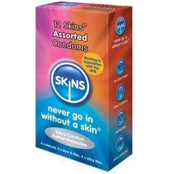 préservatifs assortis pack de 12