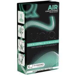 air préservatif féminin sans latex 3 unités