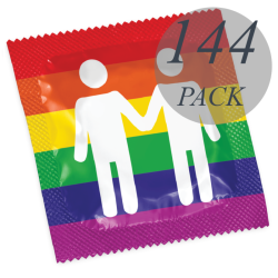 préservatifs format gay pride 144 pack