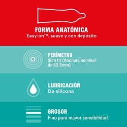 sensitivo slim fit 10 unités