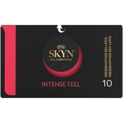 préservatif texturé à la sensation intense avec un design ondulé 10 unités