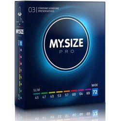 pro préservatifs 72 mm 3 unités