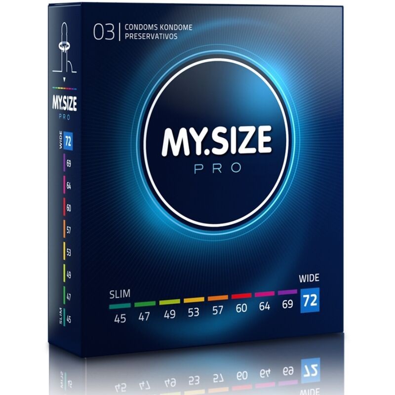 pro préservatifs 72 mm 3 unités