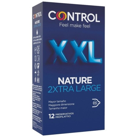préservatifs nature 2xtra grands xxl - 12 unités