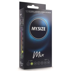 mix préservatifs 49 mm 10 unités