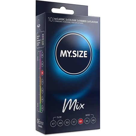 mix préservatifs 60 mm 10 unités