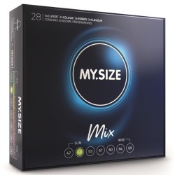 mix préservatifs 49 mm 28 unités