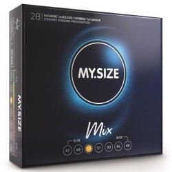 mix préservatifs 53 mm 28 unités