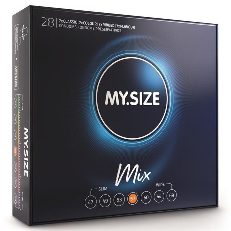 mix préservatifs 57 mm 28 unités
