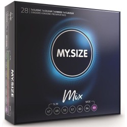 mix préservatifs 69 mm 28 unités