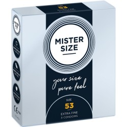 préservatif taille m 53 mm (3 unités)