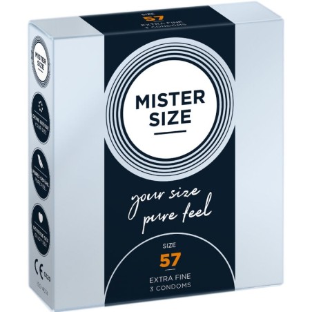 préservatif taille l 57 mm (3 unités)