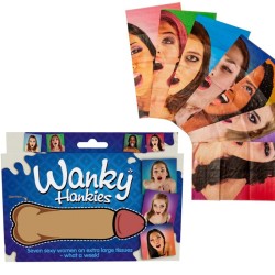 wanky hankies 7 mouchoirs extra larges pour femmes