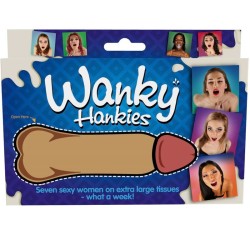 wanky hankies 7 mouchoirs extra larges pour femmes