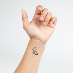 ensemble de 10 tatouages temporaires candy collection