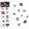 ensemble de 10 tatouages temporaires kinky collection