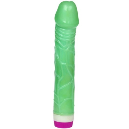vibrateur vagues de plaisir 23 cm vert