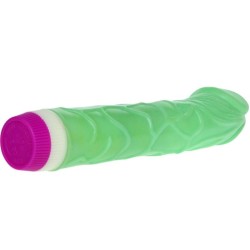 vibrateur vagues de plaisir 23 cm vert