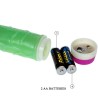 vibrateur vagues de plaisir 23 cm vert