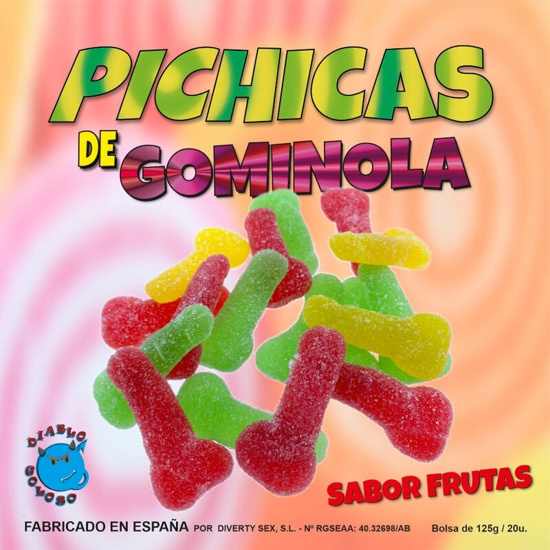 pichitas gumminol aux fruits avec sucre pichitas gumminol aux fruits avec sucre