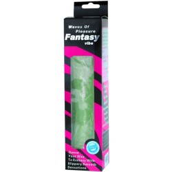 vibrateur vagues de plaisir 23 cm vert