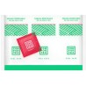feuilles hygiéniques jetables , sac individuel + condom fraise