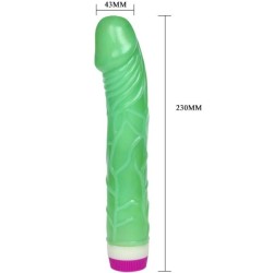 vibrateur vagues de plaisir 23 cm vert