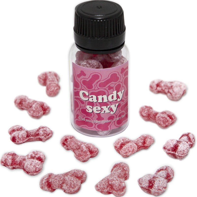 candy sexy pot de 12 gommes au goût fraise-cerise candy sexy pot de 12 gommes au goût fraise-cerise