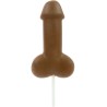 sucette pénis au chocolat au lait