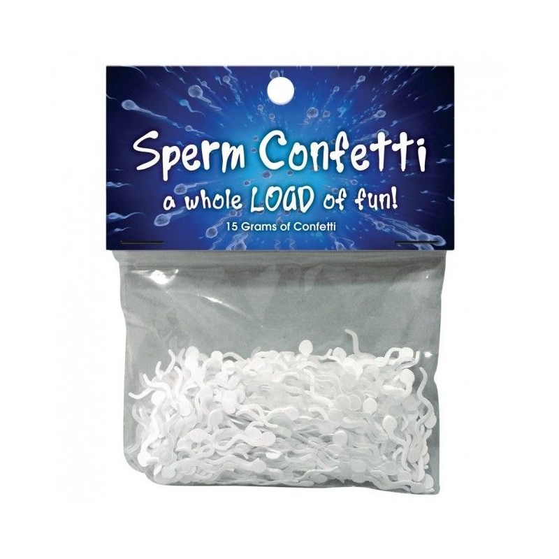 confettis en forme de sperme confettis en forme de sperme