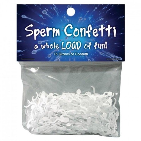 confettis en forme de sperme