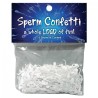 confettis en forme de sperme
