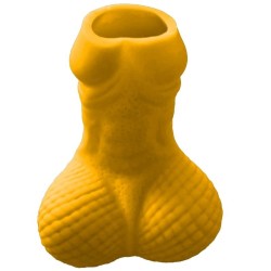 verre  liqueur pénis jaune