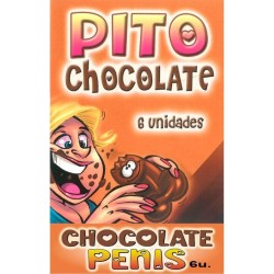 coffret de 6 chocolats en forme de pénis