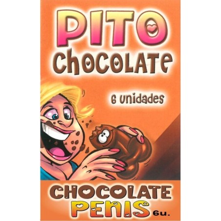 coffret de 6 chocolats en forme de pénis
