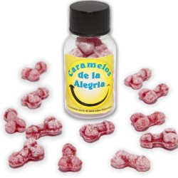 12 bonbons joie en forme de pénis fraise-cerise