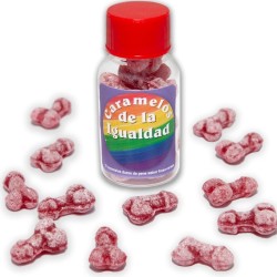 12 bonbons égalité de forme de pénis fraise-cerise