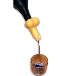 carafe a vin en forme de penis dore
