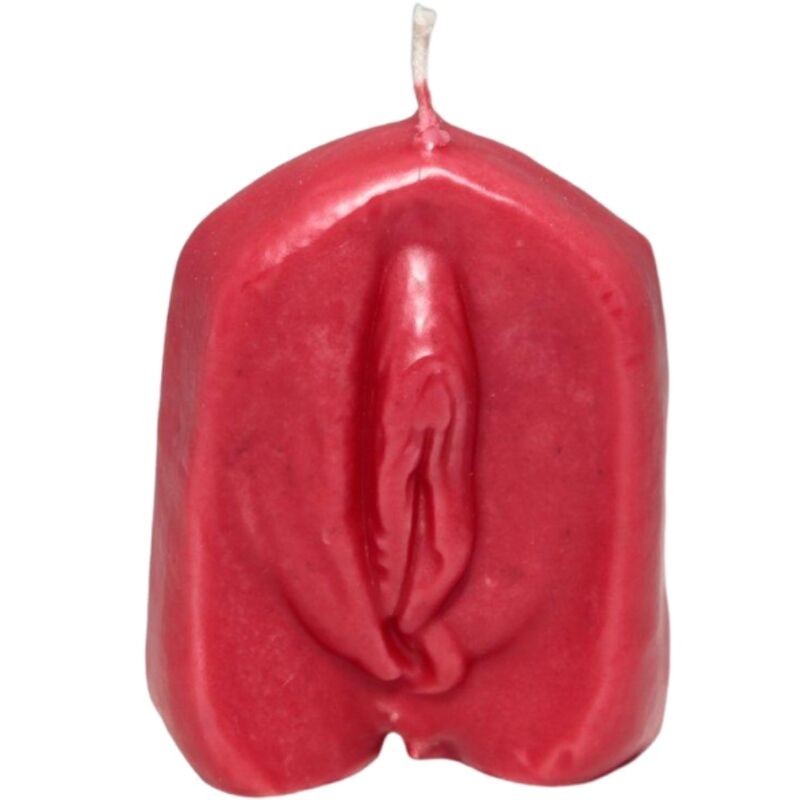 bougie en forme de vagin rouge bougie en forme de vagin rouge