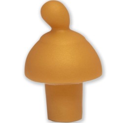 plug en forme de seins dorés