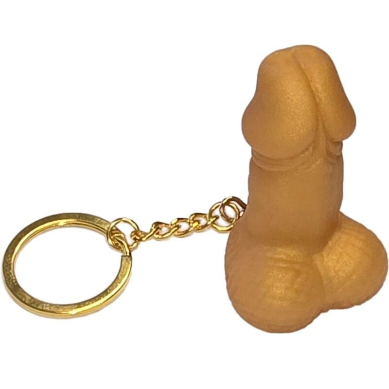 porte-clés en forme de pénis doré porte-clés en forme de pénis doré