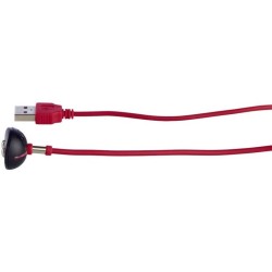 chargeur magnétique usb rouge